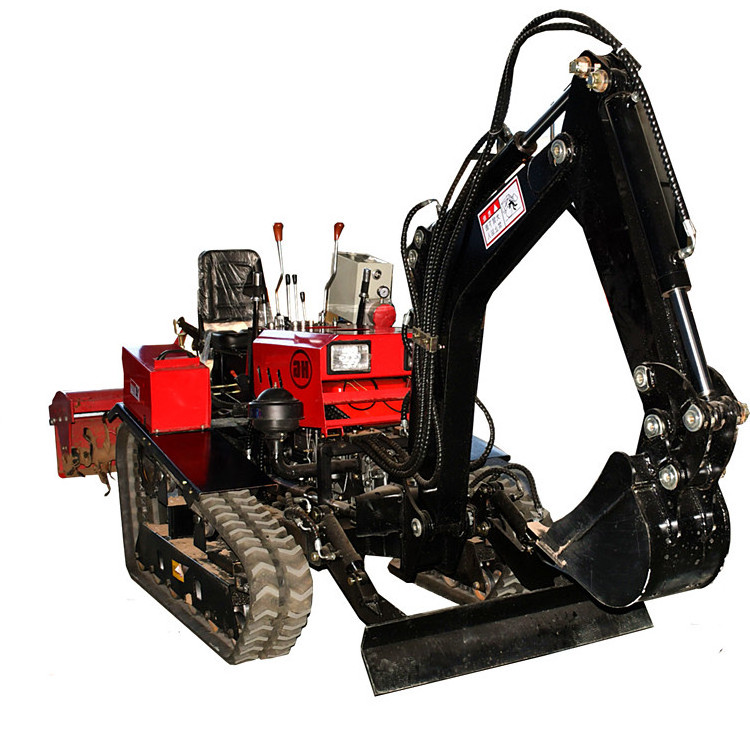 orchard cultivator 50HP Ditching Trencher Crawler Tractor small crawler tractors