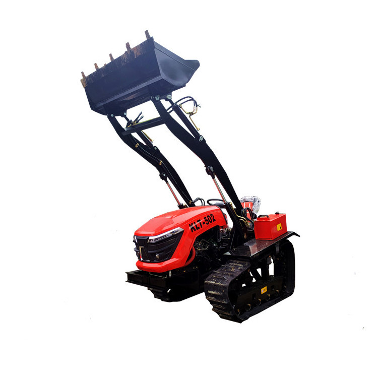 Cheap agricultural mini crawler tractor multifunction diesel 50HP tractor