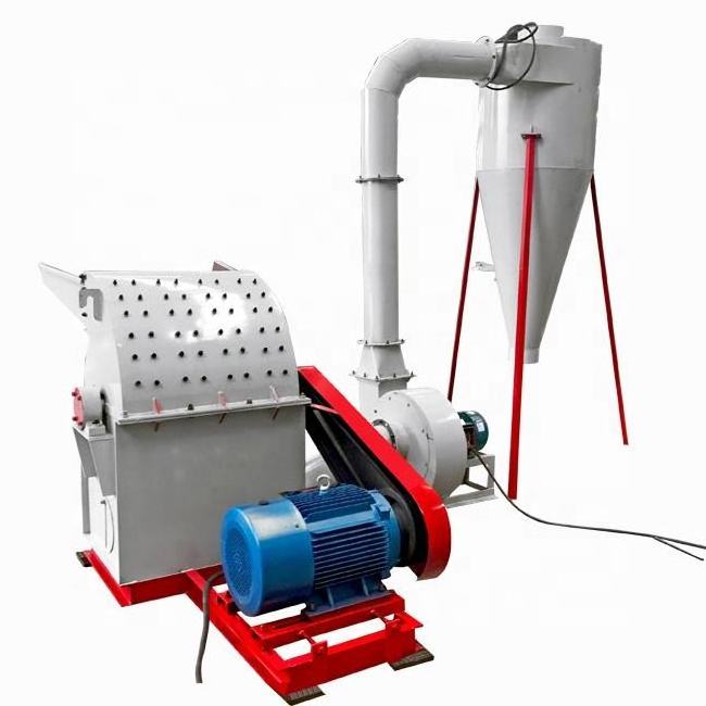 Hammer Mill Specialized in Crushing Wood Agricultural Waste Into Sawdust Biomass Powder