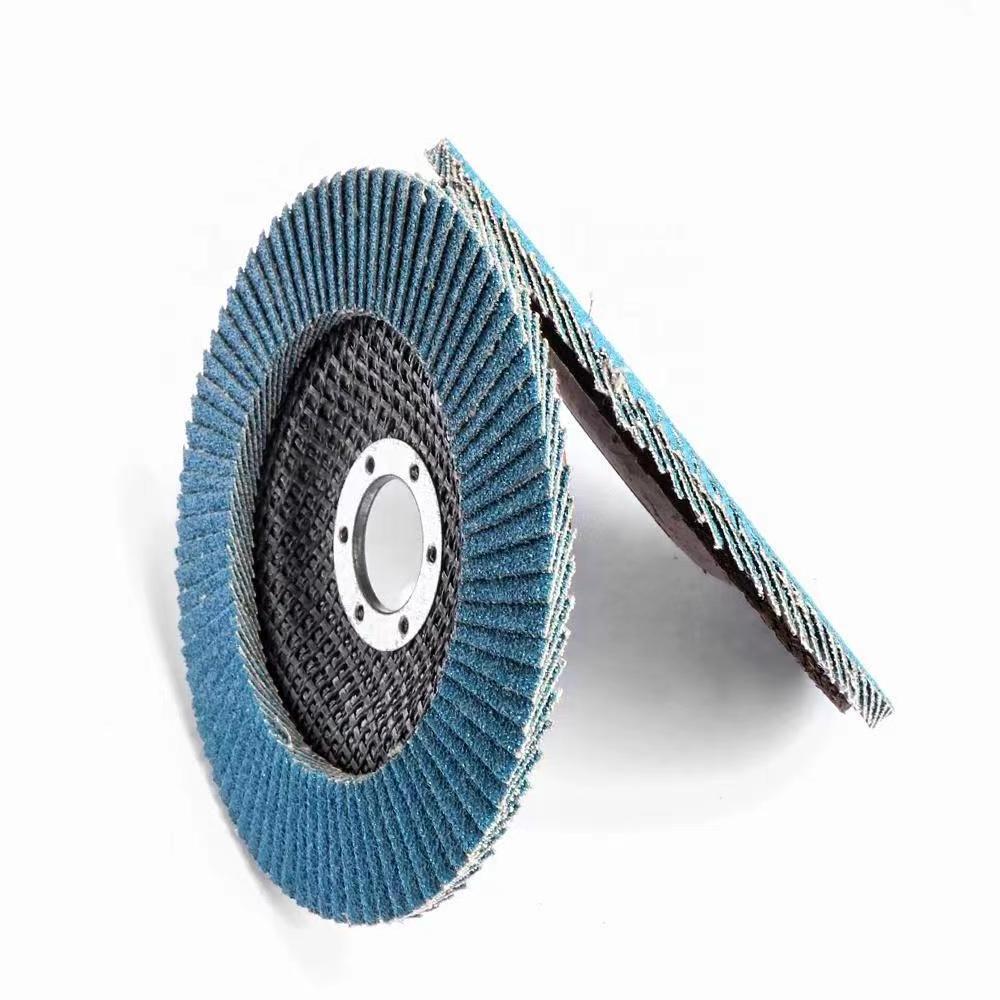 4 inch 100mm 40 60 80 grit compact flap wheel ao 80m/s  coated flex abrasive germany flap disc