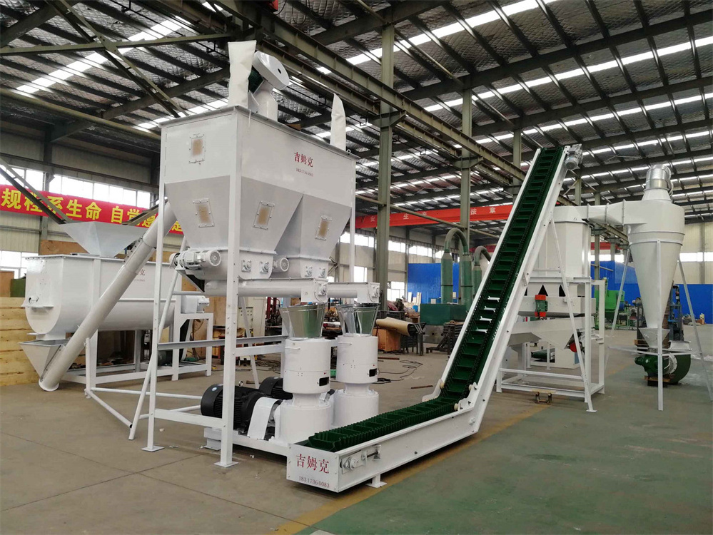 300kg 500kg 1t/h small farm used livestock poultry cattle feed pellet mill/animal feed pallet machine production line