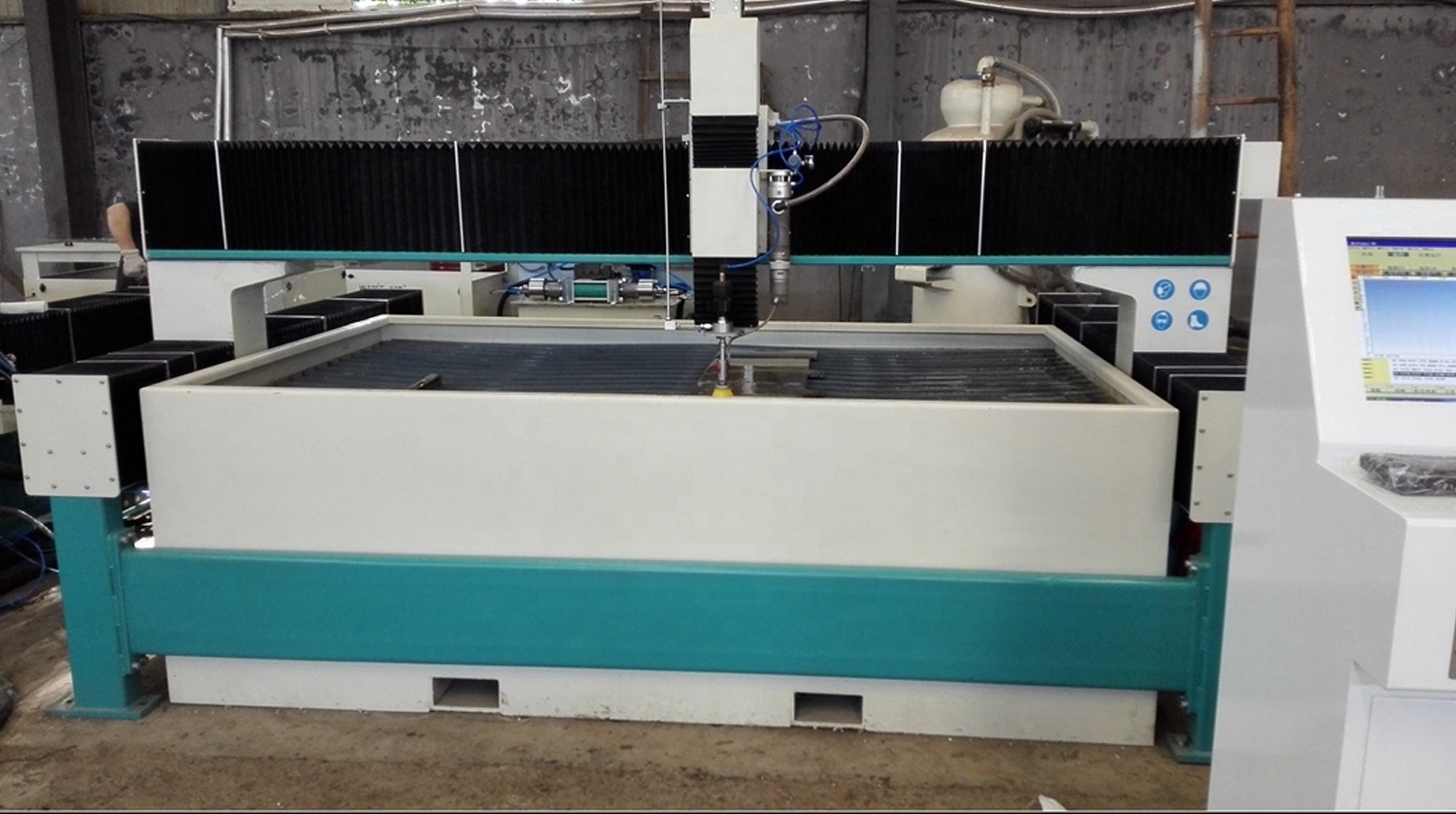 Hot Sale Ceramic tile stone 3 axis 5 axis Small water jet cutting machine / waterjet cutter CNC waterjet cut machine