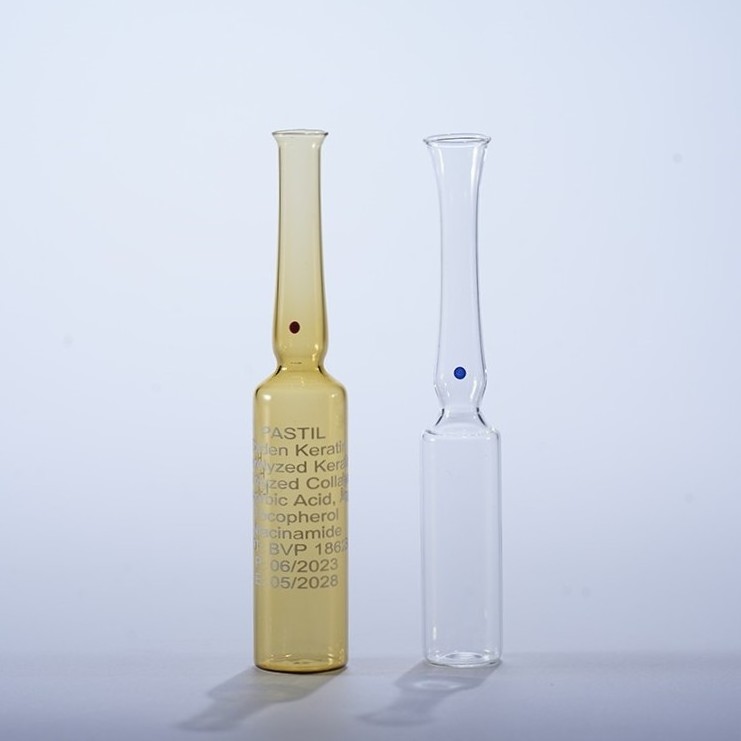 Fortune clear amber glass bottles pharmaceutical ampoule ampoules serum vitamin c Type I Vial Ampule for Injection