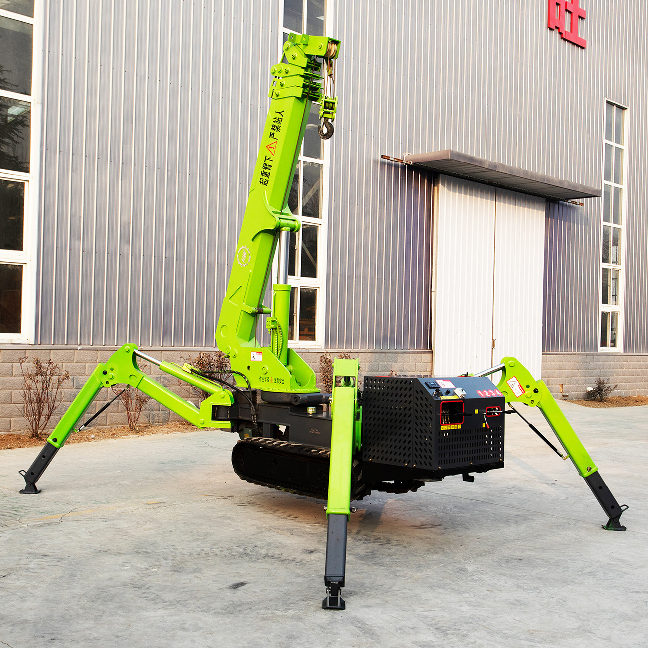 Factory Price New Spider Crane Customize Hydraulic Crawler Spider Crane Telescopic Outrigger Mini Mobile Spider Crane For Sale