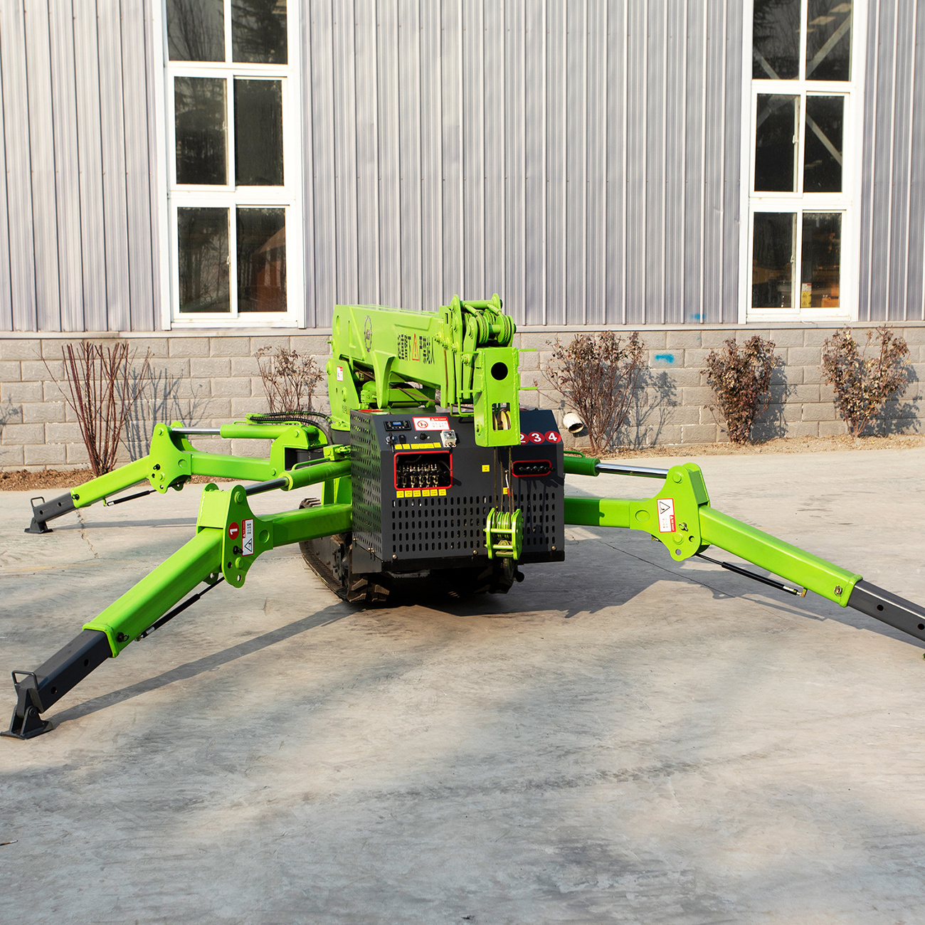 Factory Price New Spider Crane Customize Hydraulic Crawler Spider Crane Telescopic Outrigger Mini Mobile Spider Crane For Sale