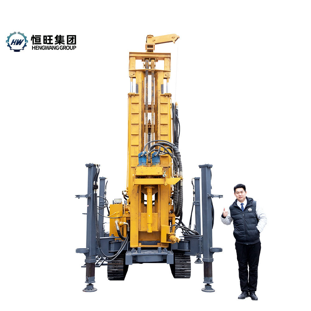 450m Diesel Water Wells Drilling Hengwang Rock and Soil Drilling Rig Machine portable water well drilling rigs for sale