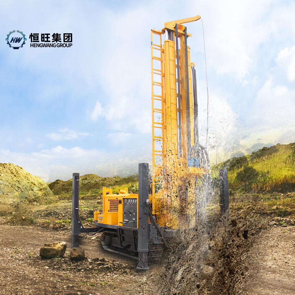 450m Diesel Water Wells Drilling Hengwang Rock and Soil Drilling Rig Machine portable water well drilling rigs for sale