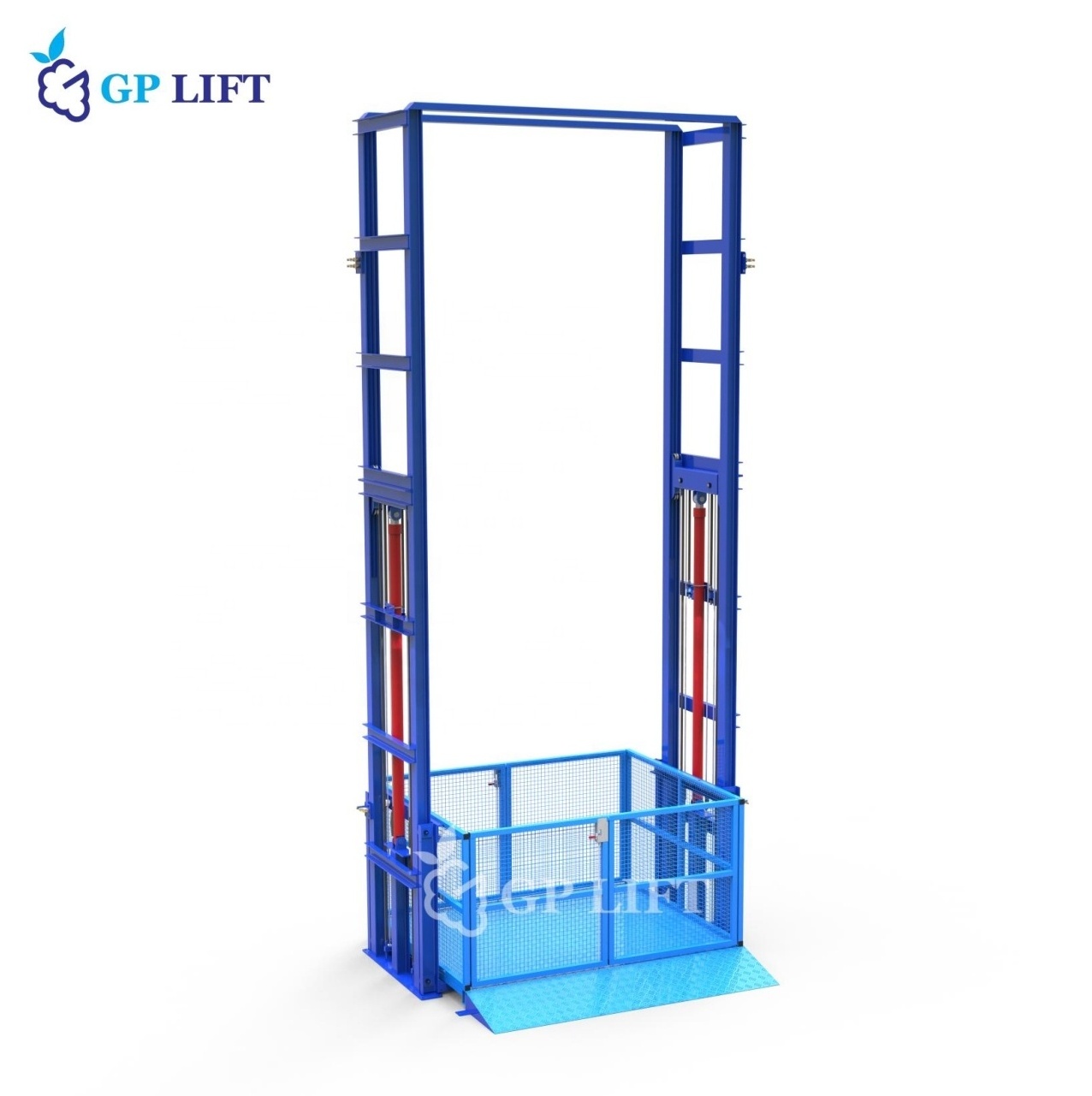 2023 New Guide rail goods lift vertical freight elevator cargo lift elevator for sale