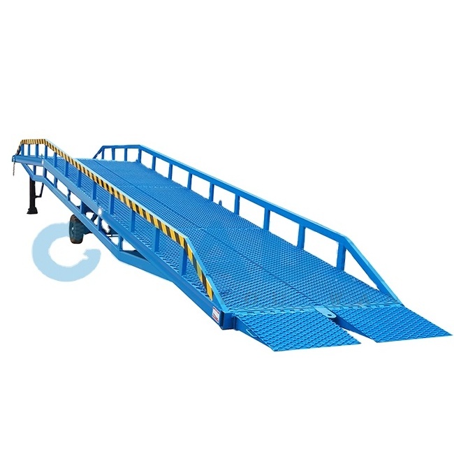 movable container manual hydraulic  adjustable height mechanical edge of dock leveler foldable fixed yard loading   ramp