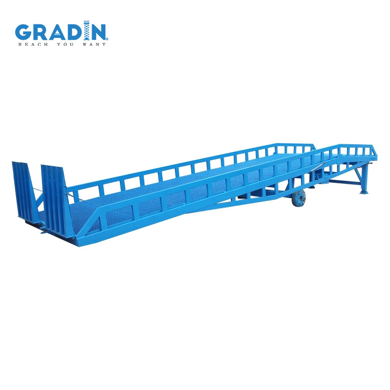 6 ton to 30 ton hydraulic portable car loading ramp wharf wide loading ramps used aluminum docks sale unloading dock leveler