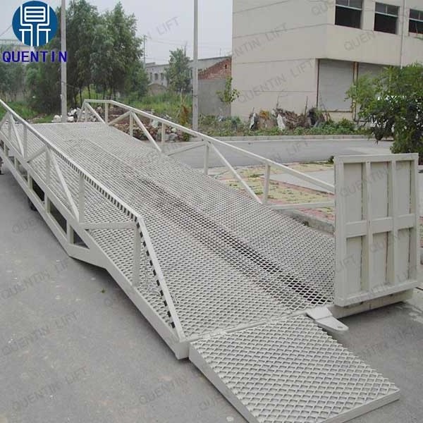 2023 high quality factory price 10 T hydraulic ramp loading mobile loading yard ramp