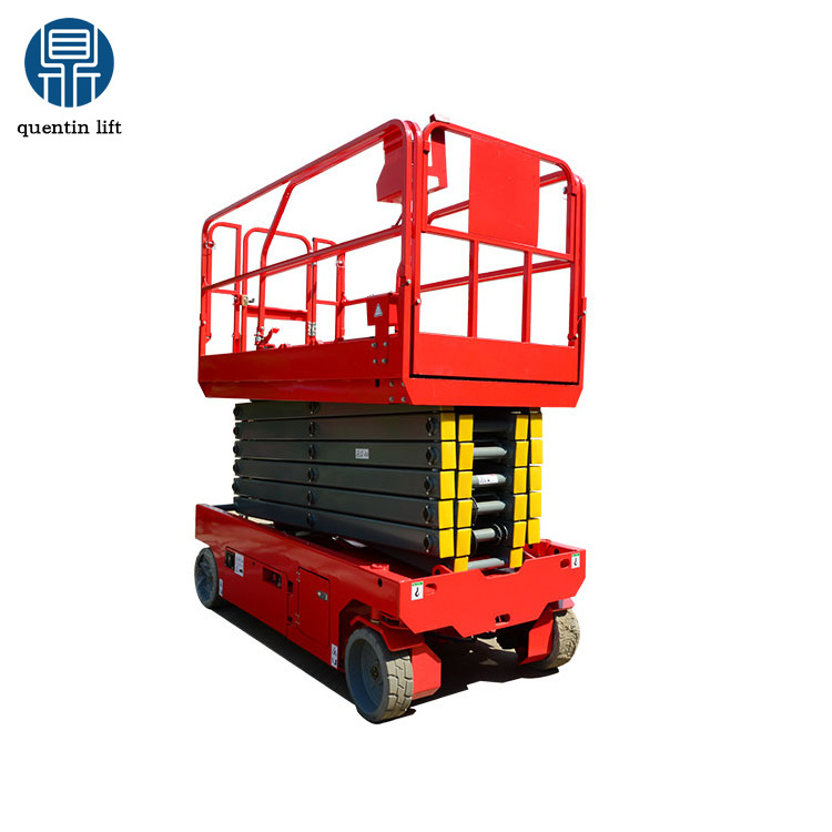 6m 8m 10m 12m 14m 18m 300Kg 1T 2T capacity Electric Steel mobile Small scissor lift manlift mobile Aerial Working platform