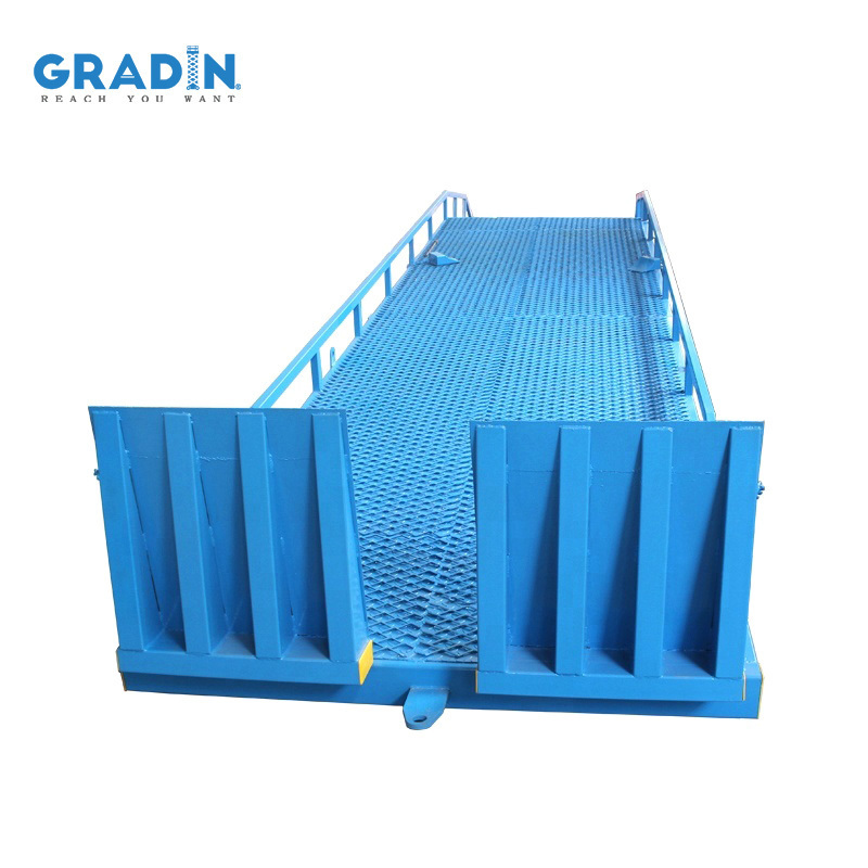 6 ton to 30 ton hydraulic portable car loading ramp wharf wide loading ramps used aluminum docks sale unloading dock leveler