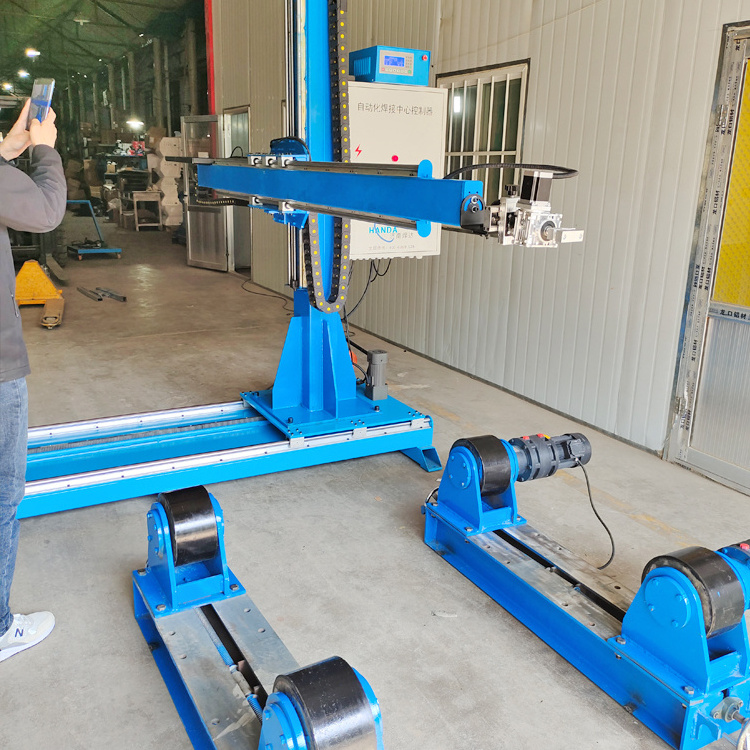 Longitudinal seam and circular seam welding machine/auto welding manipulator