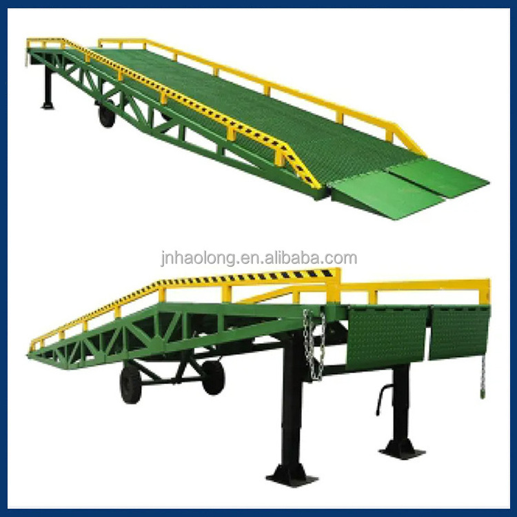 Made in ChinaHigh Efficiency Portable Container Ramp Slope Lift Forklift Dock Ramp Loading Dock Leveler