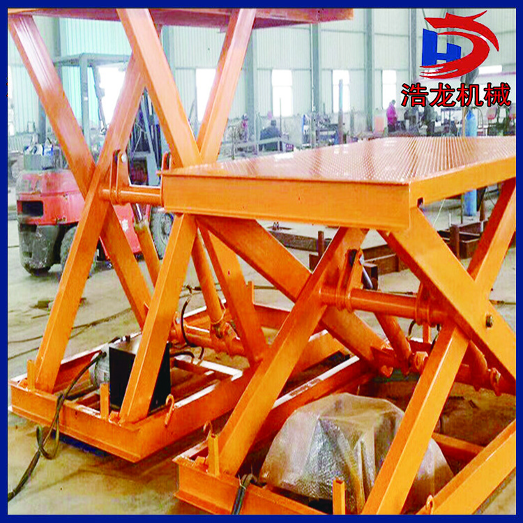 Low Profile 1000 1500 2000 kg Electric Stationary Lift Tables 1 1.5 2 Tons T Fixed Scissor Lifting Platform with Controller