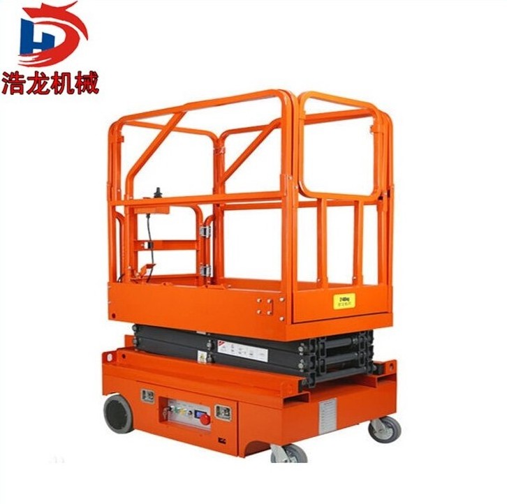 Hydraulic Man Lift Mobile Air Window Cleaning Scissor Lift Platform