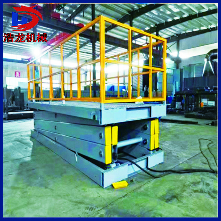 Low Profile 1000 1500 2000 kg Electric Stationary Lift Tables 1 1.5 2 Tons T Fixed Scissor Lifting Platform with Controller