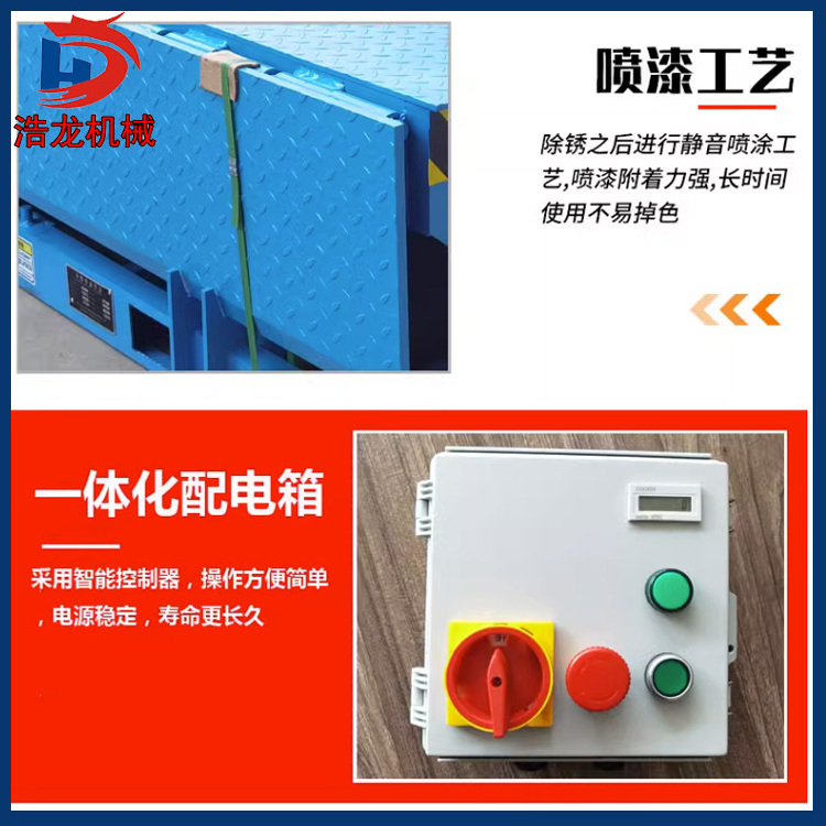 Export to Japan Boarding Bridge Hydraulic Leveler Truck Terminal Elevator Warehouse Platform Manufacturer