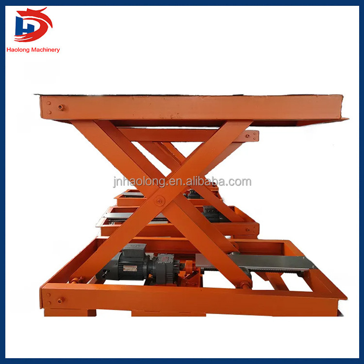 Made in Chinahand cranking hydraulic scissor lift table manual trolley cart with wheelsExport to the United Arab Emirates