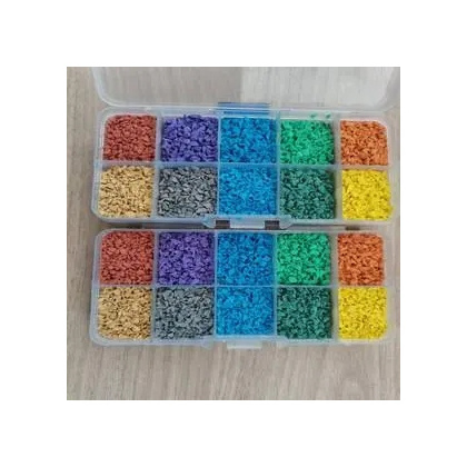 Colorful Elastic EPDM Rubber Particles Crumbs Granules Particles EPDM Rubber Flooring