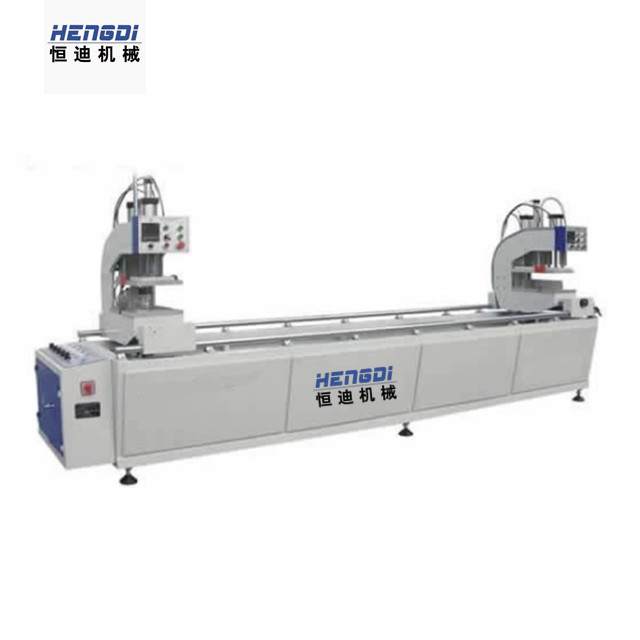 Two head window door profile welding machine for pvc used