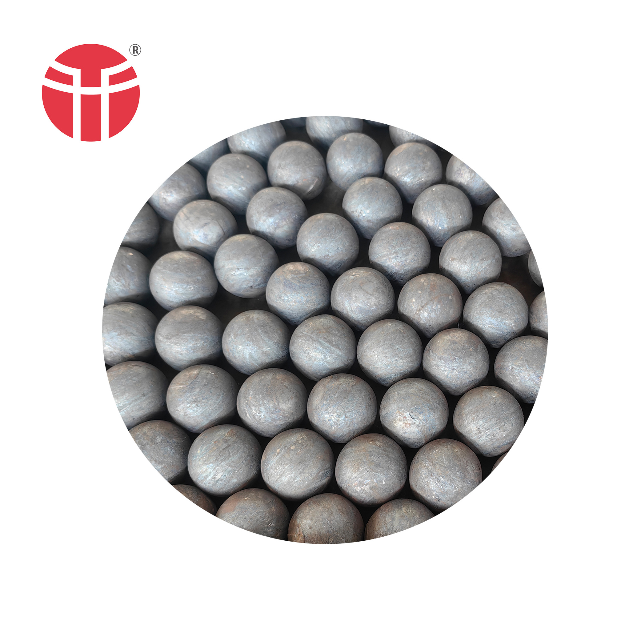 20-150mm high hardness low crushing rate forging grinding steel ball chrome alloy casting  ball for ball mill