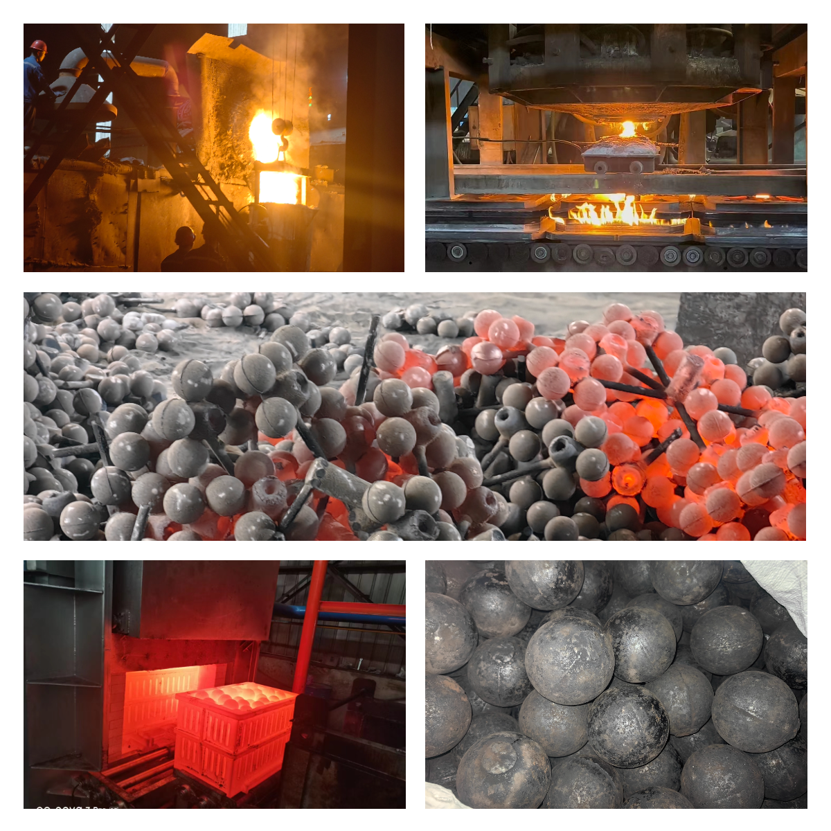 High chrome Cast grinding balls high hardness grinding media steel ball for ball mill