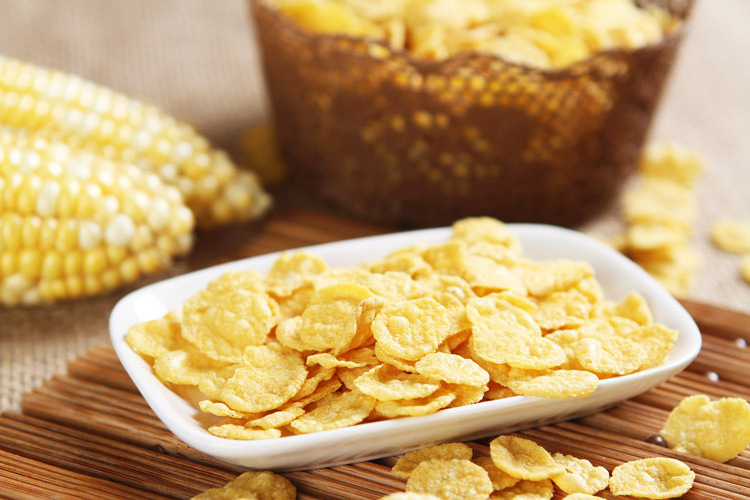 Crispy Corn Flakes Production Line Breakfast cereals manufacturing processing machine