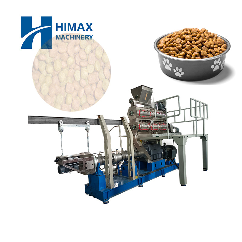 Full automatic dry dog pet food making machine pet food production line pet feed equipment