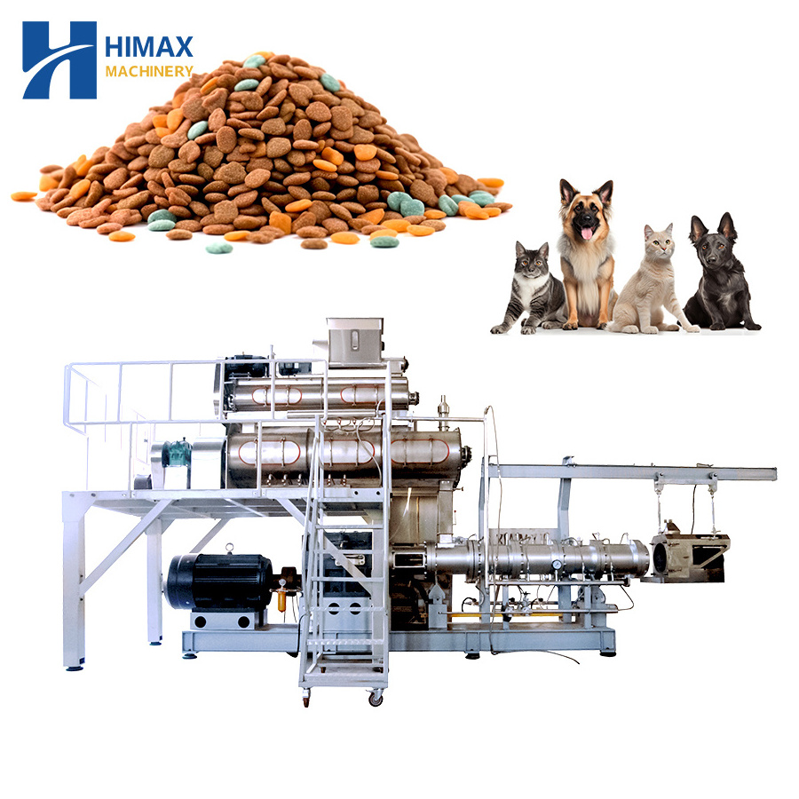 1000kg Per Hour Automatic Dry Kibble Dog Pet Food Making Machine Pet Food Processing Machines Manufacturing Plant