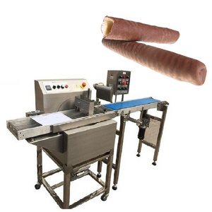 Cheap price chocolate small enrober coating line mini chocolate glazing equipment factory supply chocolate tempering machine