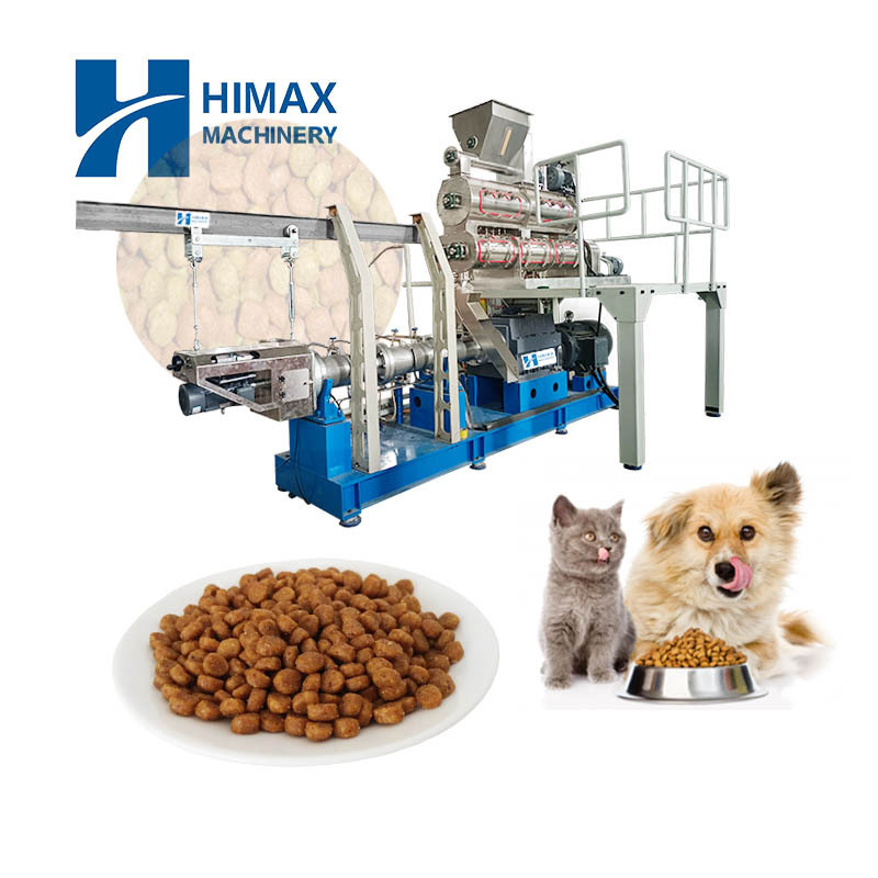 Full automatic dry dog pet food making machine pet food production line pet feed equipment