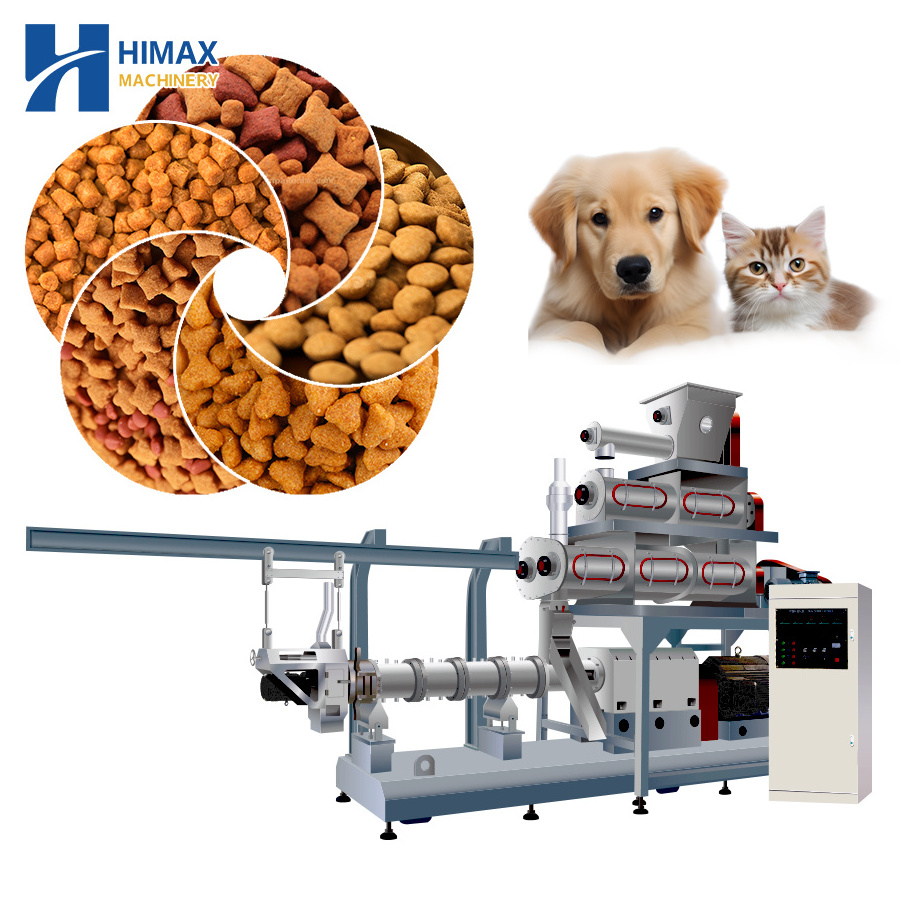 1000kg Per Hour Automatic Dry Kibble Dog Pet Food Making Machine Pet Food Processing Machines Manufacturing Plant