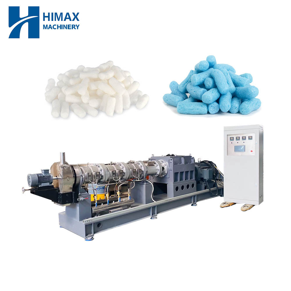 High quality biodegradable starch foam filling loose fill packing peanuts making machine