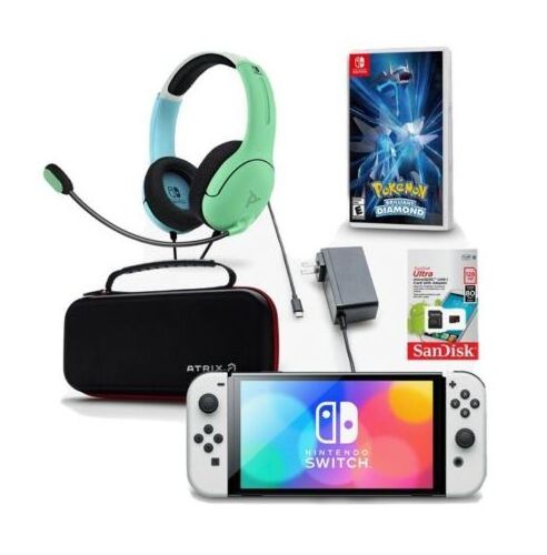 HOT SALES 100 % Nintendos Switch 32GB OLED Console with Neon Blue