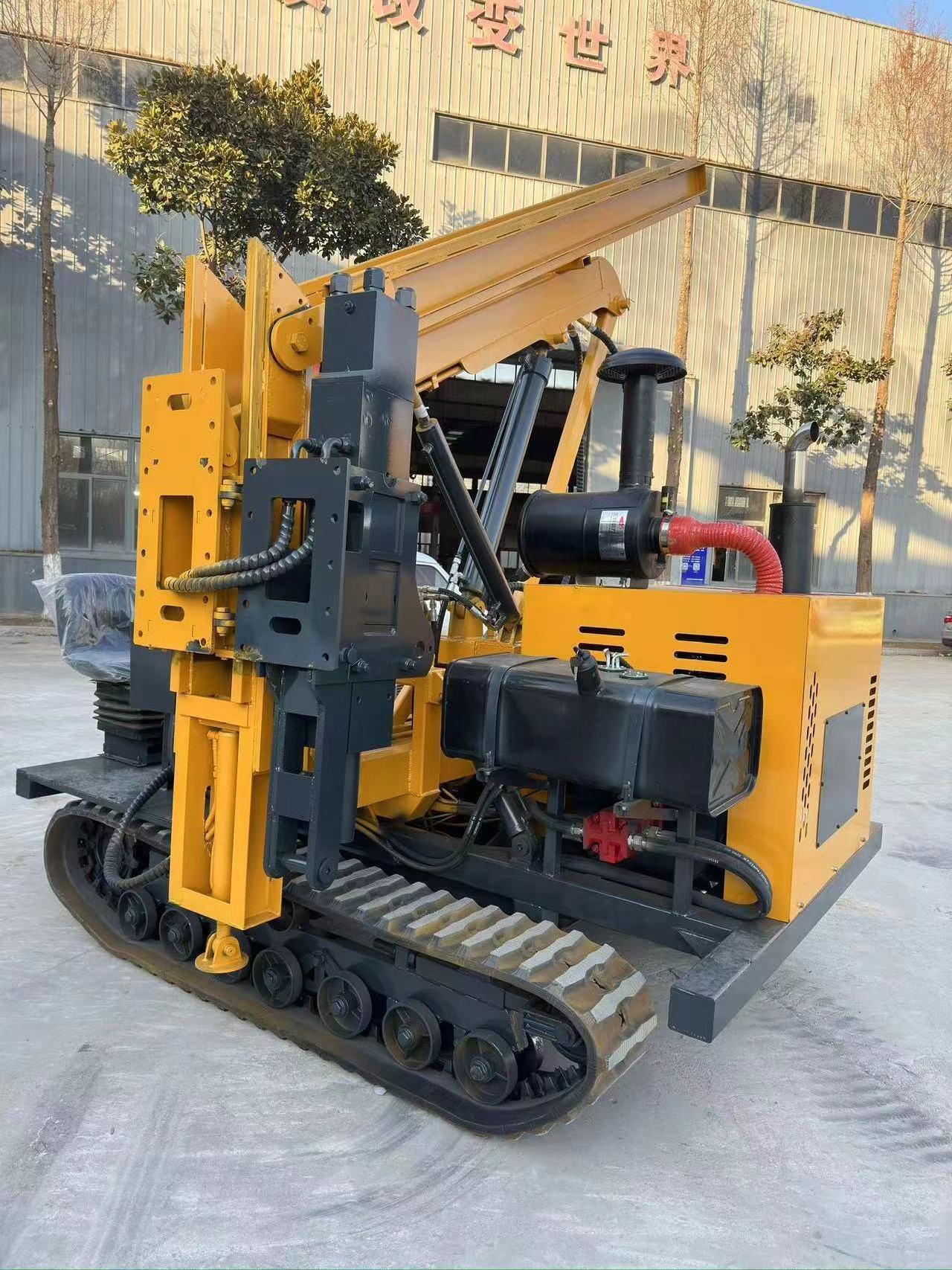 Factory Direct High Quality Diesel Powered Fence Pile Driver Handheld Guardrail Petrol Post Driver