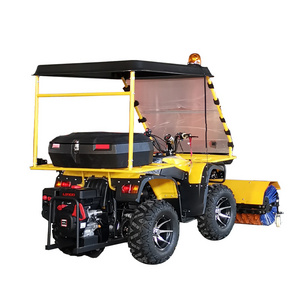 High speed snow plow with large wheelhouse roller brush 25.2hp Automatic Snow Shovel Blower Snowploughs for road