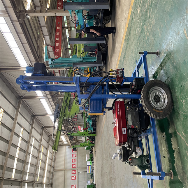 Heavy Duty Borehole Equipment Portable Drilling Rig Diesel Engine Used Borehole Water Drilling Machine