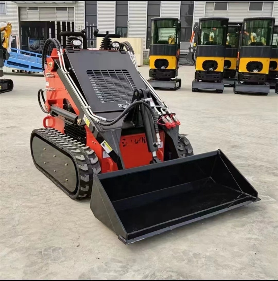 chinese factories brand new skid steer loader mini loaders crawler skid steer with various accessories small skid steer loader