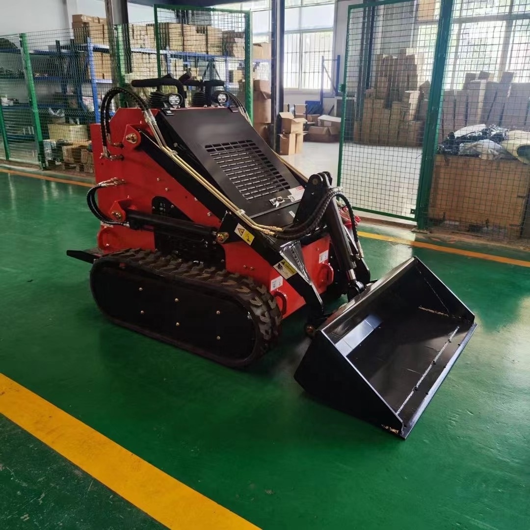 chinese factories brand new skid steer loader mini loaders crawler skid steer with various accessories small skid steer loader