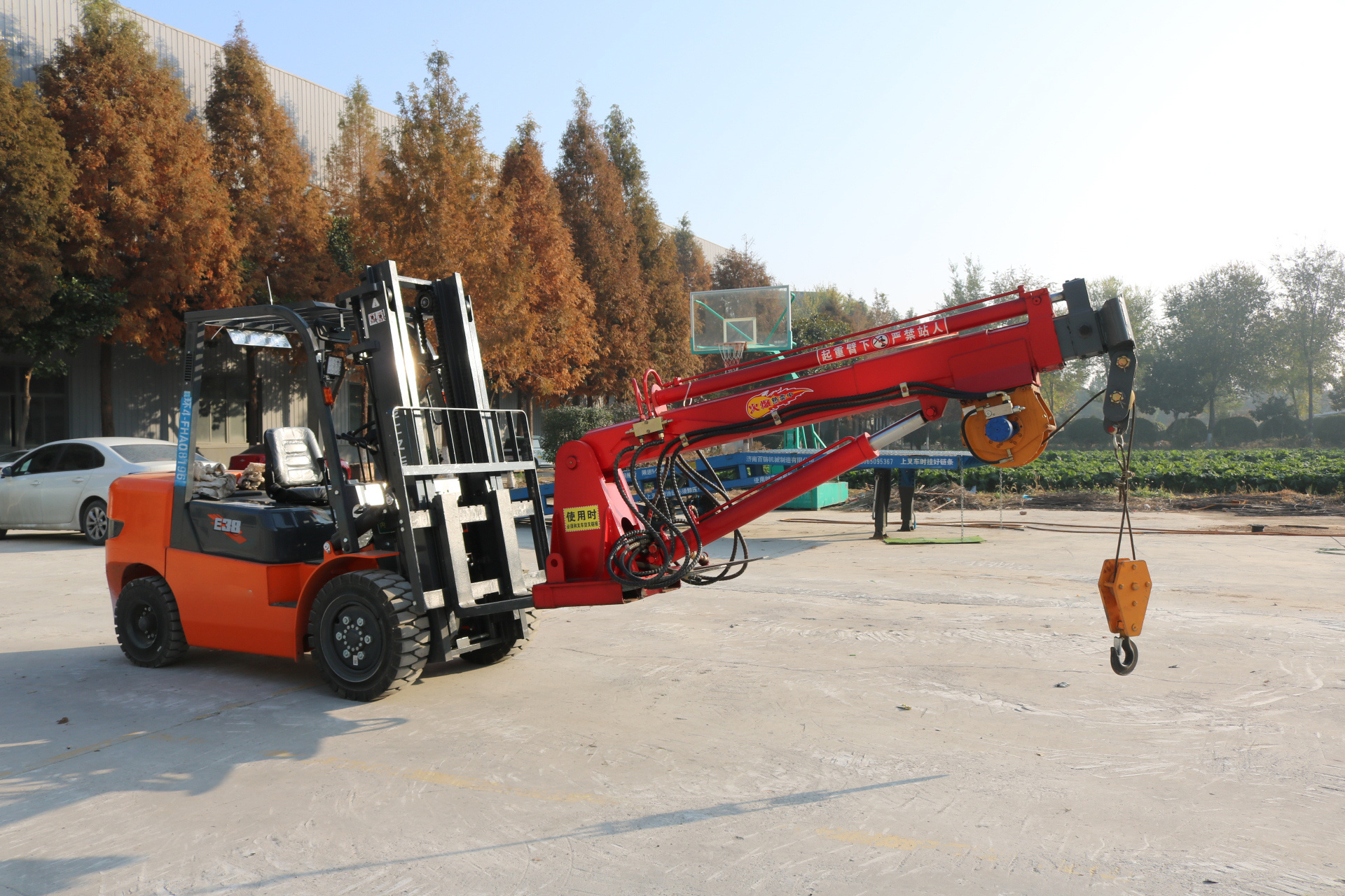 Hydraulic Telescopic Crane Boom Forklift Flying Jib Crane Conversion for Enhanced Lifting Capabilities