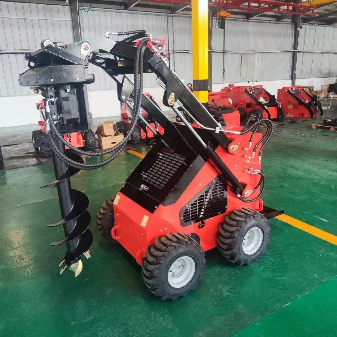 chinese factories brand new skid steer loader mini loaders crawler skid steer with various accessories small skid steer loader