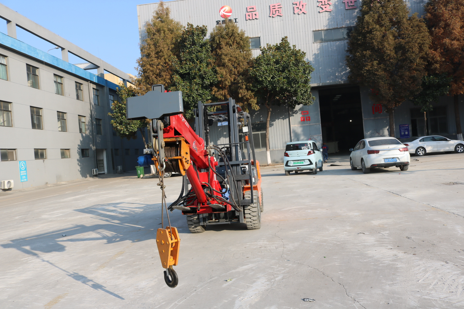 Hydraulic Telescopic Crane Boom Forklift Flying Jib Crane Conversion for Enhanced Lifting Capabilities