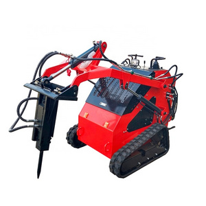 chinese factories brand new skid steer loader mini loaders crawler skid steer with various accessories small skid steer loader