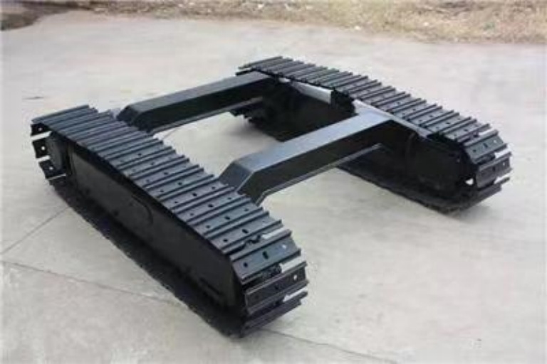 Steel Crawler Chassis Track Undercarriage With Crawler Hydraulic Motor Tracked Chassis For Crusher Drilling Rig Excavator