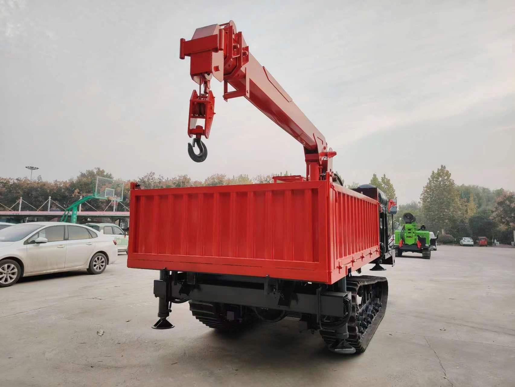 Best Selling Crawler Transport Vehicles Ce Approved Walking Small Dump Trucks Tracked Dumping Truck For Agricultural