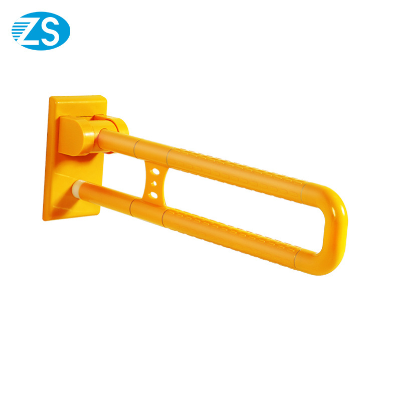 Oem Customized Disabled Elderly Handicap Handle Bathroom Toilet  Barrier Free Flip-up Swing up Grab Bar