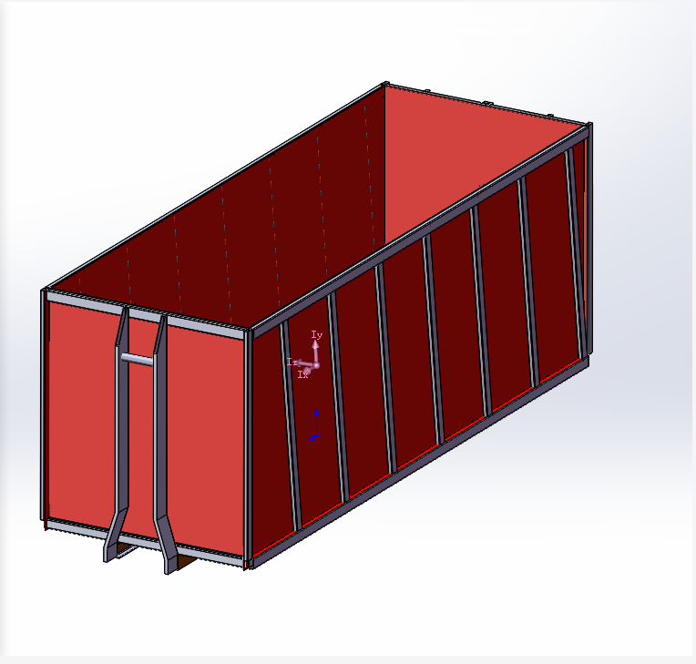 20 yard dumpster hook lift bin manufacturer