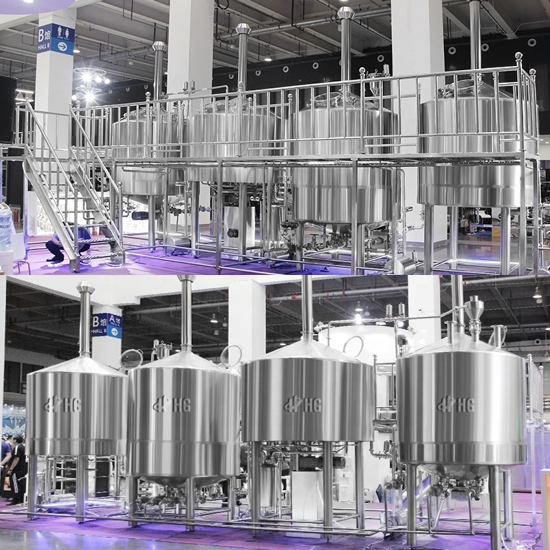 Turnkey Project For Sale 15 bbl 2000l 20 bbl 30 bbl Commercial Electric complete beer brewing system